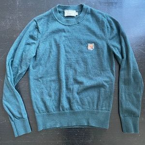 Maison Kitsuné Fox Head Patch Pullover